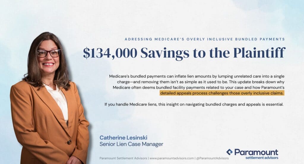 Catherine Lesinski, Medicare Lien Reduction Catherine Lesinski, Medicare Lien Reduction, Medicare Bundled Payments