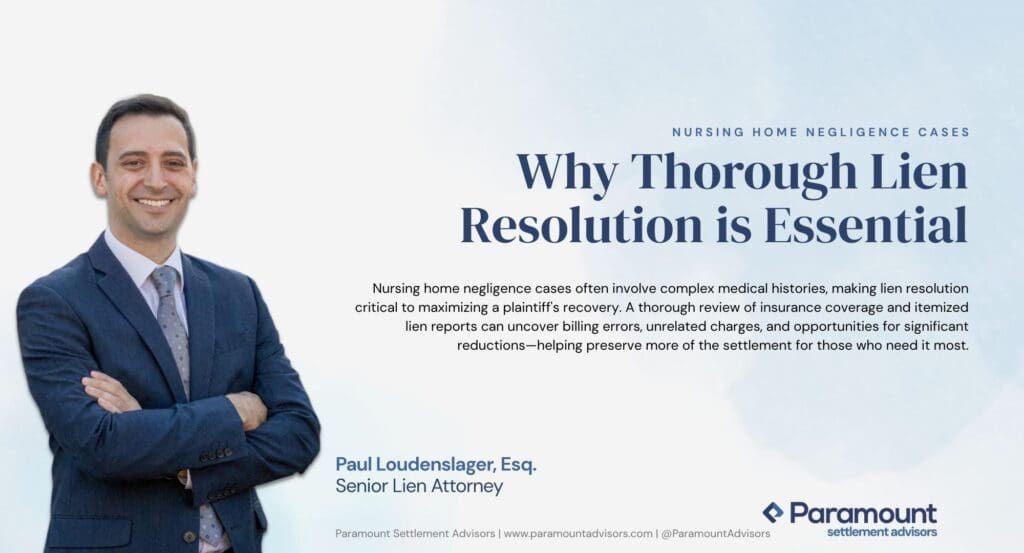 Nursing Home Negligence Blog Banner 1024x553 - Nursing Home Negligence Cases: Why Thorough Lien Resolution is Essential